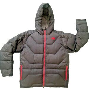 The North Face Down Puffer Hoodie Men's Black Large Excellent Condition